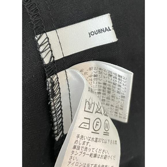 Journal Standard Size F Black Embroidered Peasant Blouse Bohemian Vacation - Picture 9 of 11